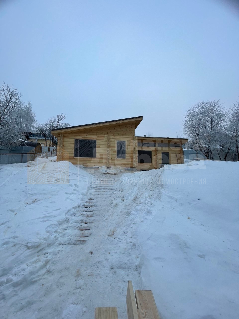 Фото: Дом-баня из клееного бруса Уфа